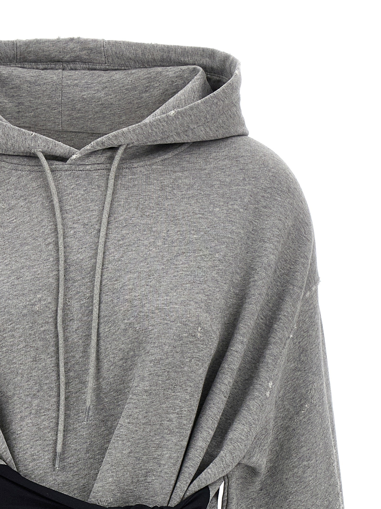 Mm6 Maison Margiela Hoodie Dress With Gloves