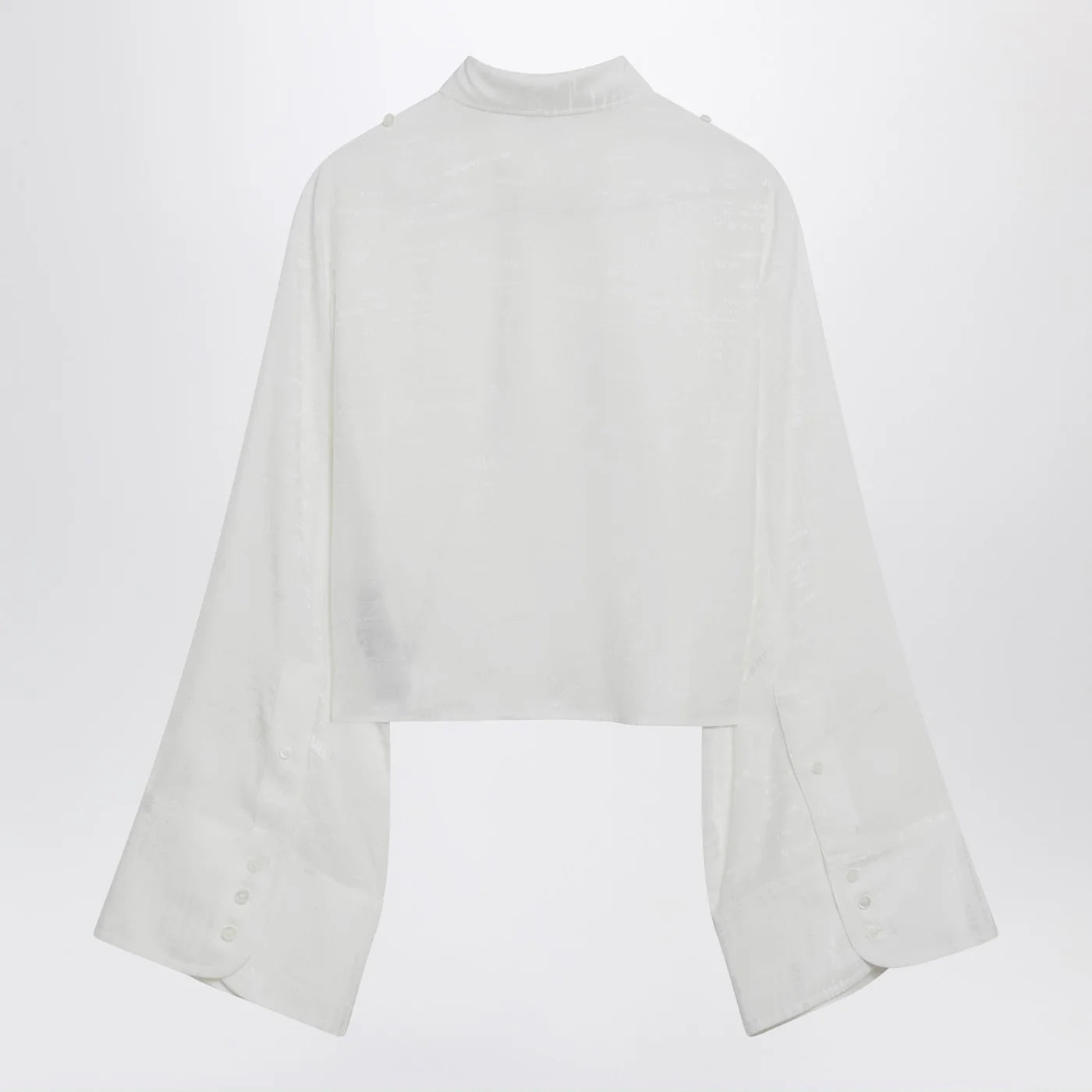 MM6 Maison Margiela White shirt with all-over logo graphic