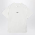 MM6 Maison Margiela White cotton jersey T-shirt with logo patch