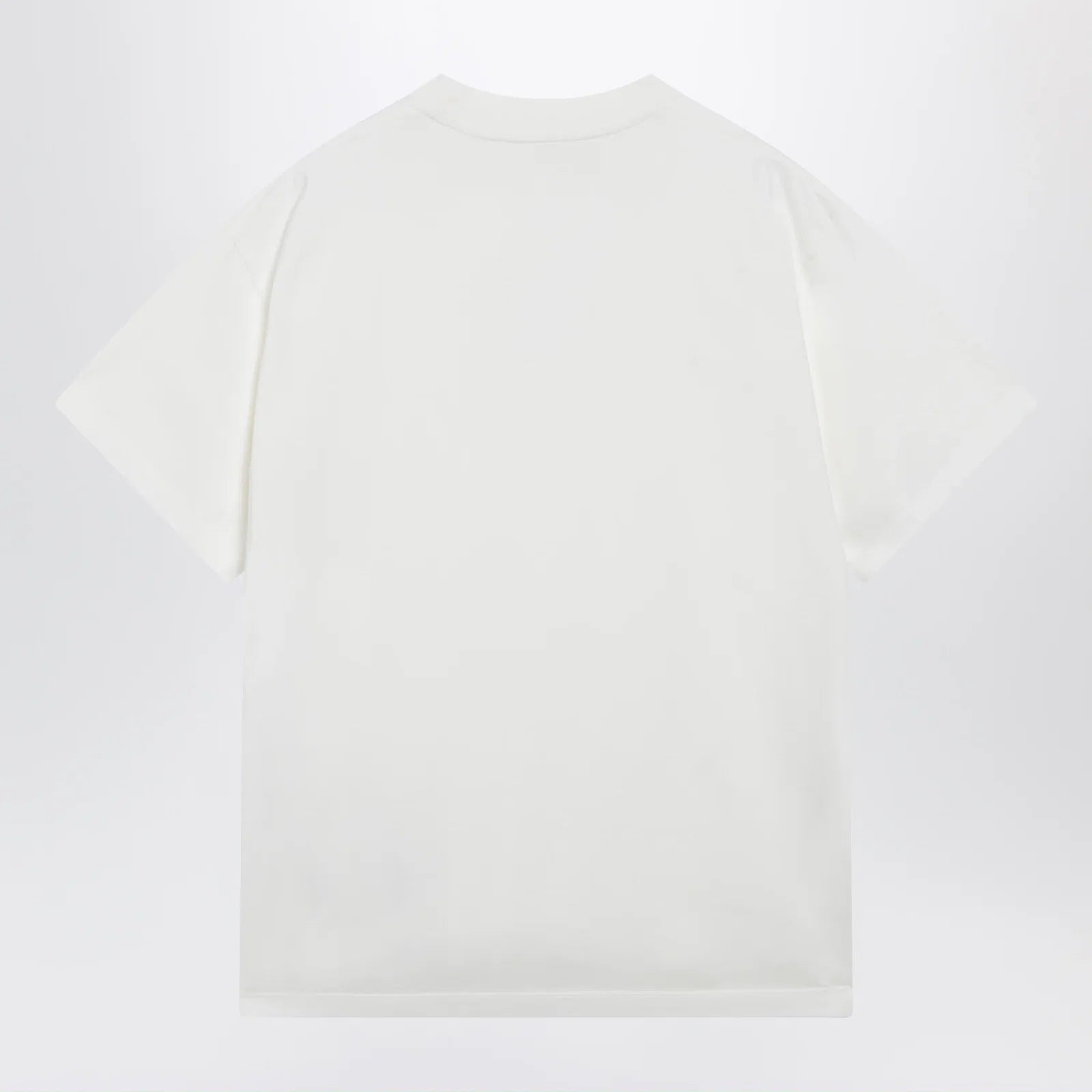 MM6 Maison Margiela White cotton jersey T-shirt with logo patch