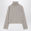 MM6 Maison Margiela Beige wool blend turtleneck sweater