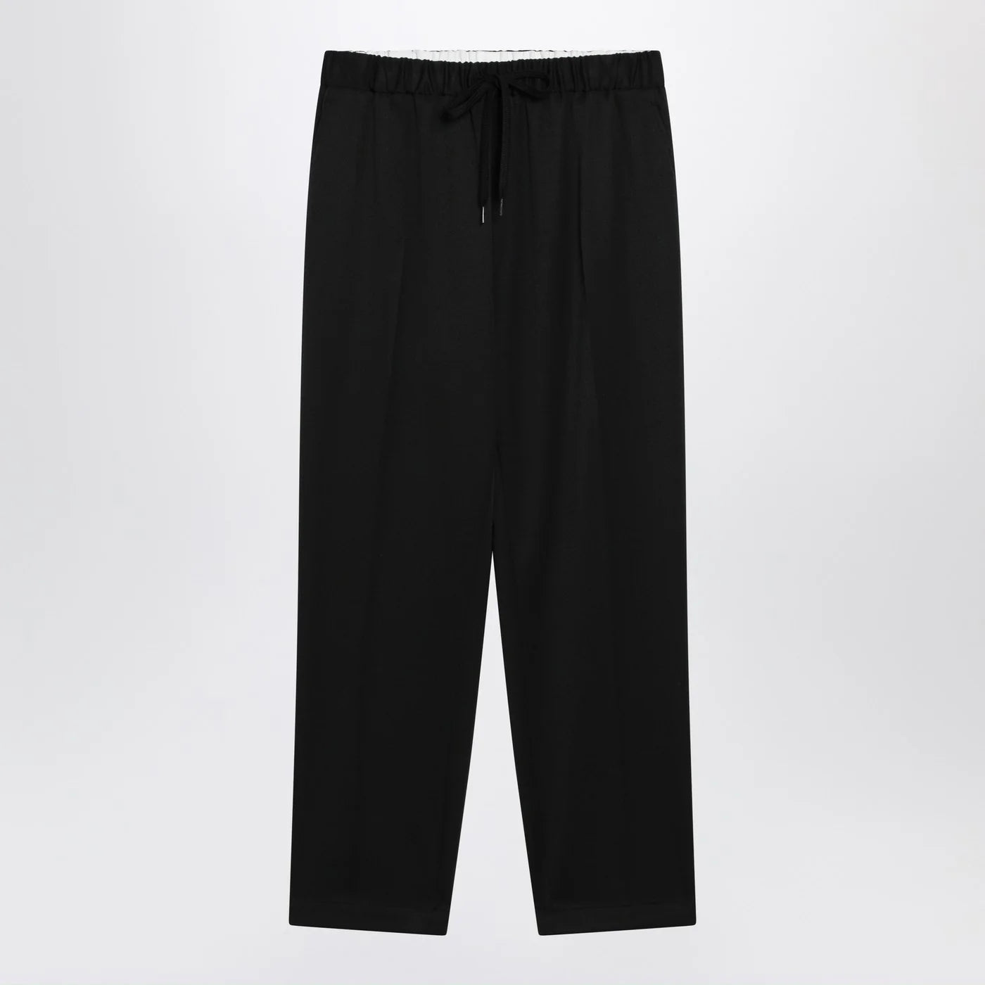 MM6 Maison Margiela Black wool-blend trousers