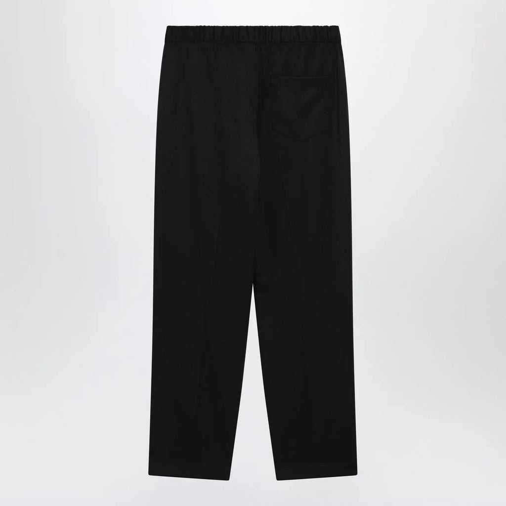 MM6 Maison Margiela Black wool-blend trousers