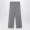 MM6 Maison Margiela Grey mélange cotton trousers