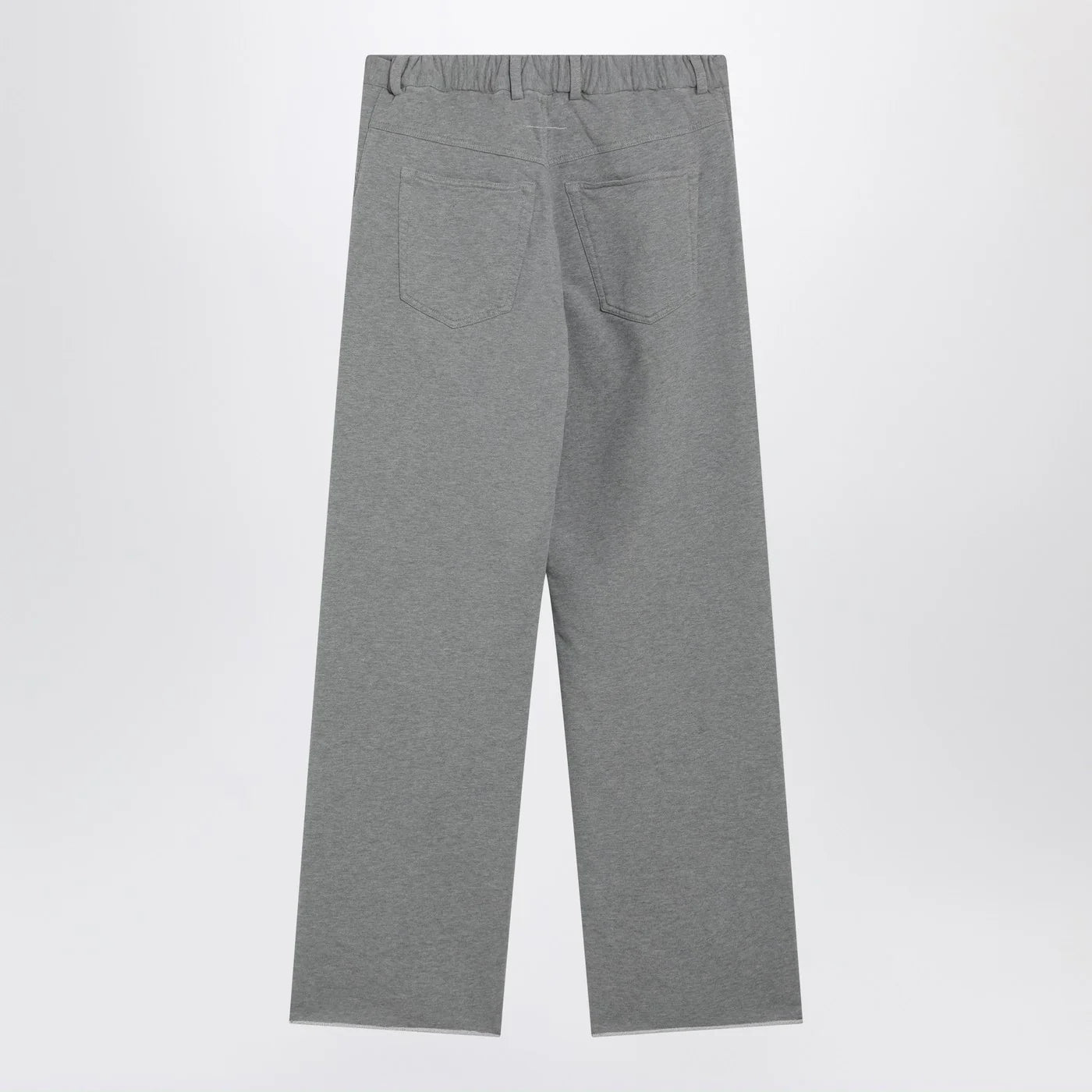 MM6 Maison Margiela Grey mélange cotton trousers