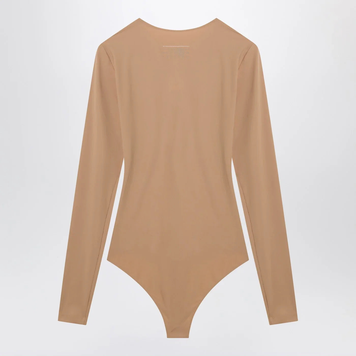 MM6 Maison Margiela Skin-tone bodysuit in lycra jersey