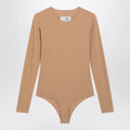MM6 Maison Margiela Skin-tone bodysuit in lycra jersey