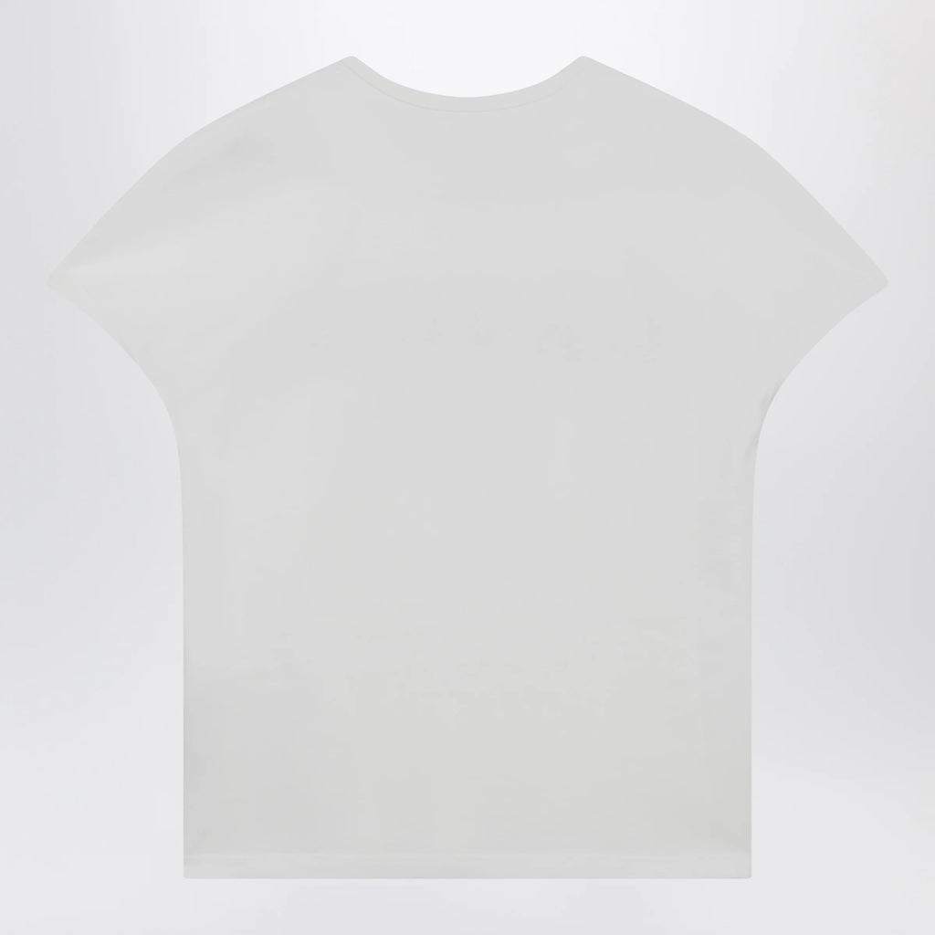 MM6 Maison Margiela Vintage jersey cotton T-shirt in white