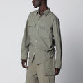 Dsquared2 Military green cotton shirt