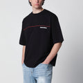 Dsquared2 Loose-fit cotton jersey T-shirt with logo in black