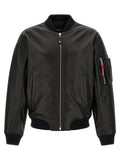 Dsquared2 Leather Bomber Jacket