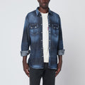 Dsquared2 Dan shirt in washed blue denim