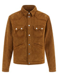 Dsquared2 Suede Boxy Shirt Jacket