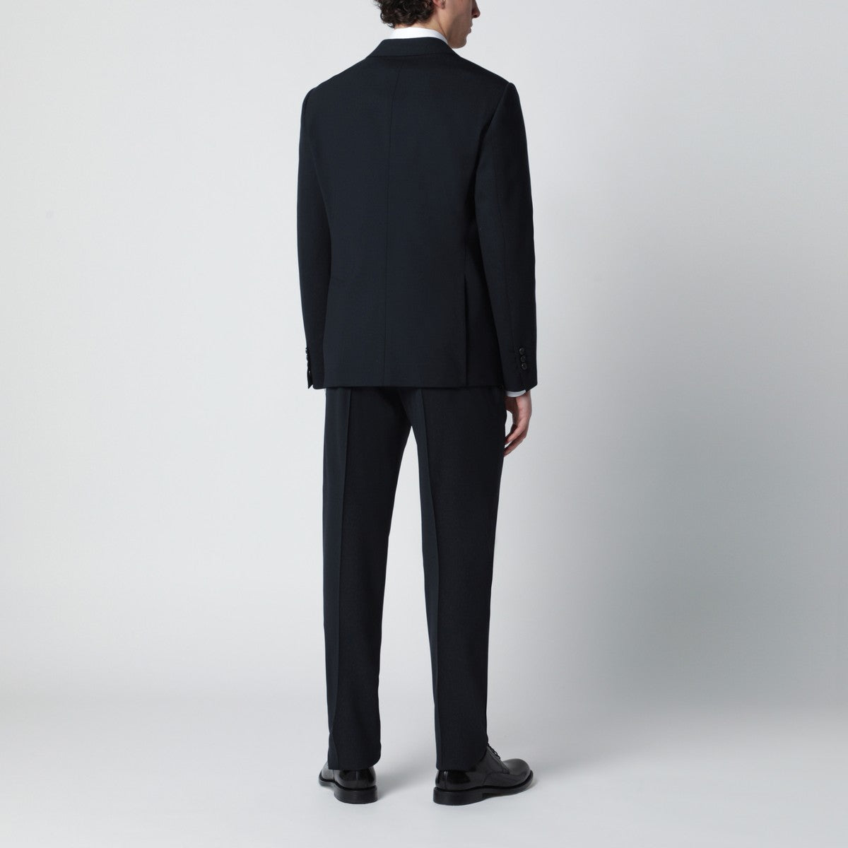 Dsquared2 Navy blue single-breasted suit in wool blend