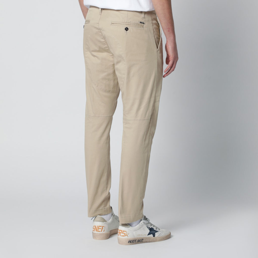 Dsquared2 Beige cotton-blend trousers