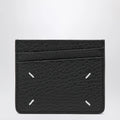 Maison Margiela Black Four Stitches calfskin card holder