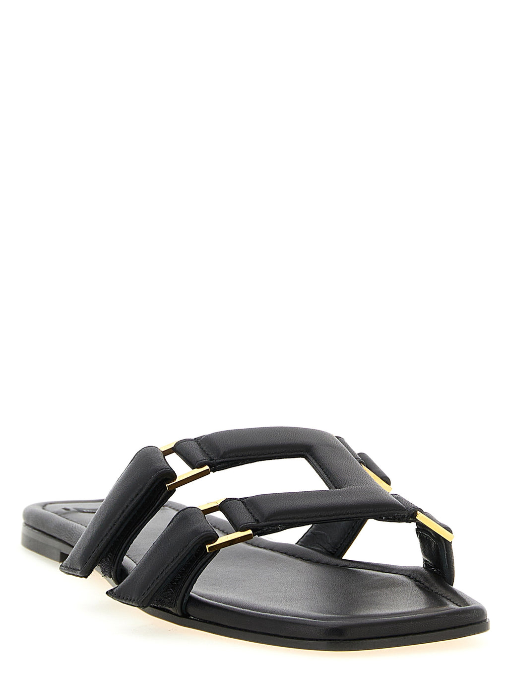 Elisabetta Franchi Nappa Leather Sandals
