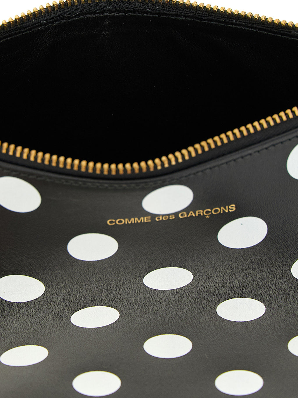 Comme Des Garcons Wallet Polka Dots Printed Wallet