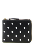 Comme Des Garcons Wallet Polka Dots Printed Wallet
