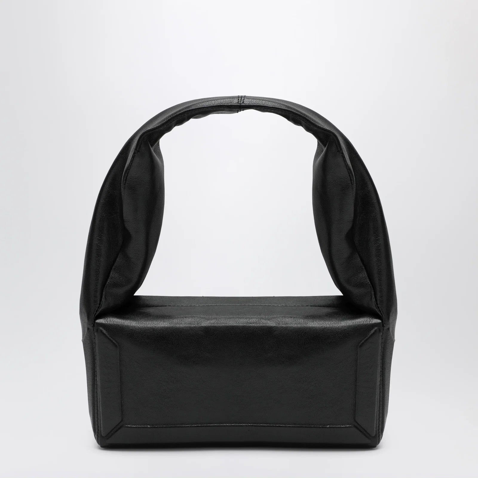 Maison Margiela Box East West Small Bag in Black Leather