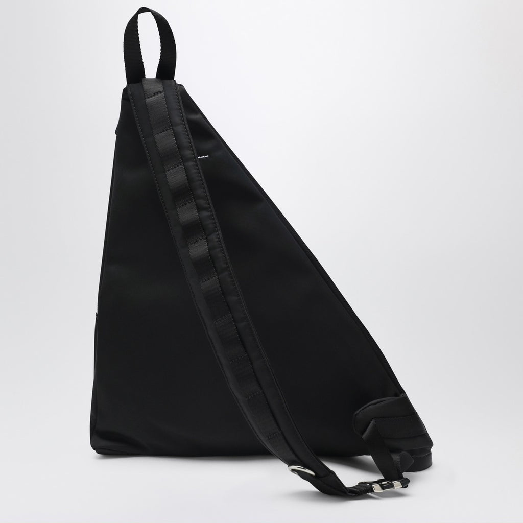 MM6 Maison Margiela Black nylon belt bag