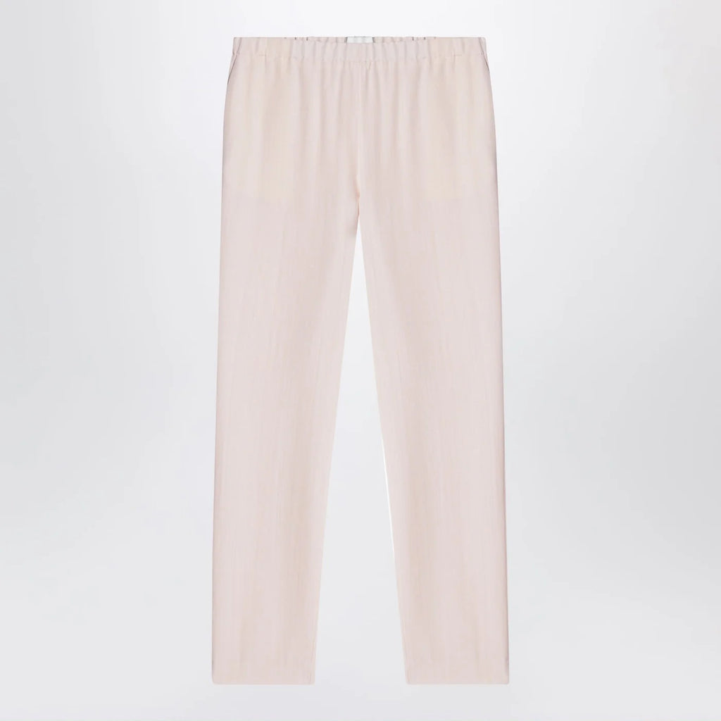 LouLou De Saison Light pink wool-blend trousers