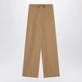 LouLou De Saison Sand-coloured trousers in cotton
