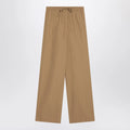 LouLou De Saison Sand-coloured trousers in cotton