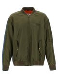 Mm6 Maison Margiela Bimaterial Bomber Jacket