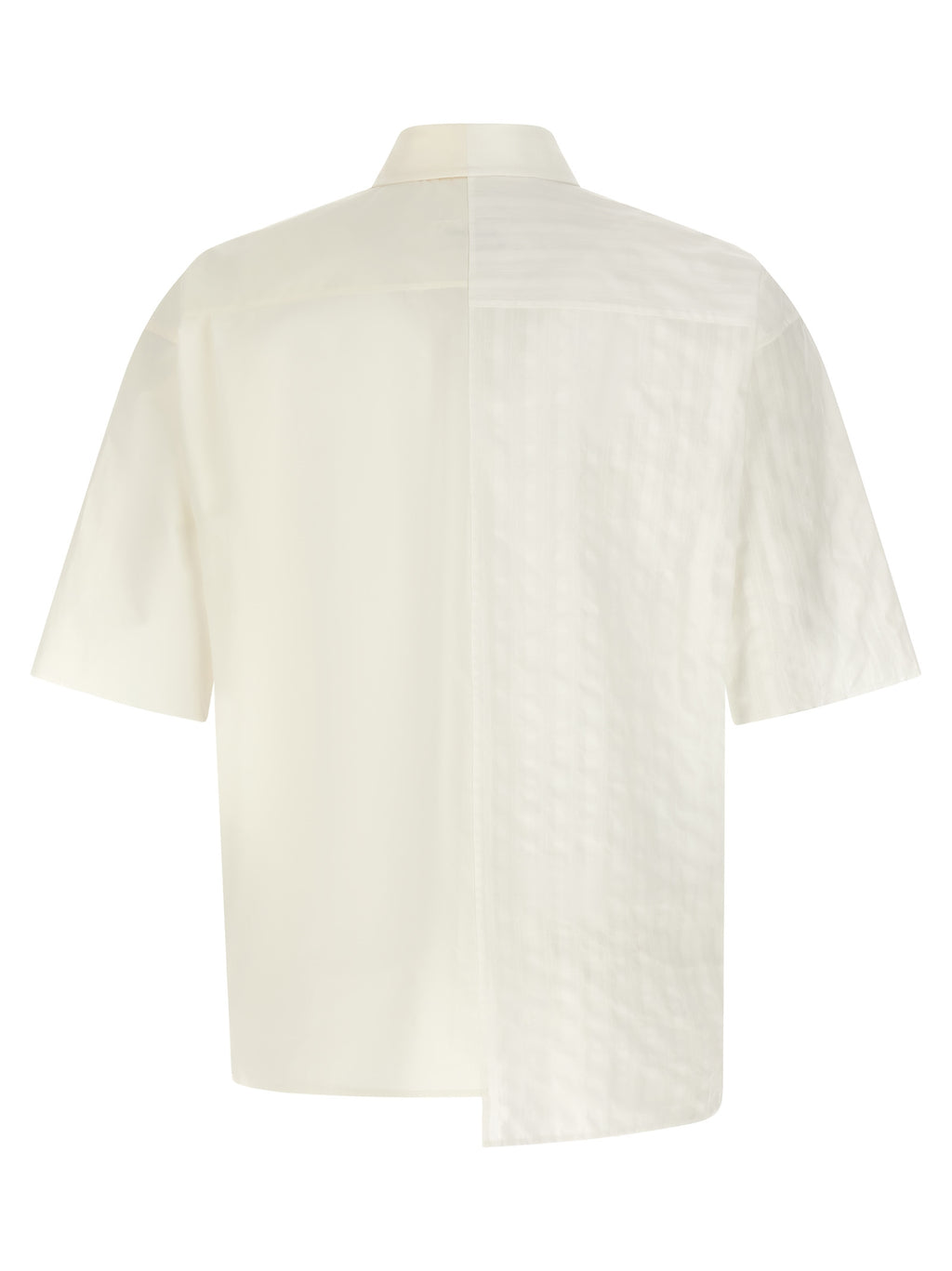 Mm6 Maison Margiela Bi-material Shirt