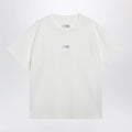 MM6 Maison Margiela White cotton T-shirt with Numeric logo