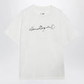 MM6 Maison Margiela White T-shirt with logo print