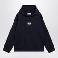 MM6 Maison Margiela Navy blue cotton hoodie