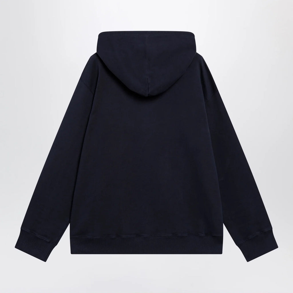 MM6 Maison Margiela Navy blue cotton hoodie