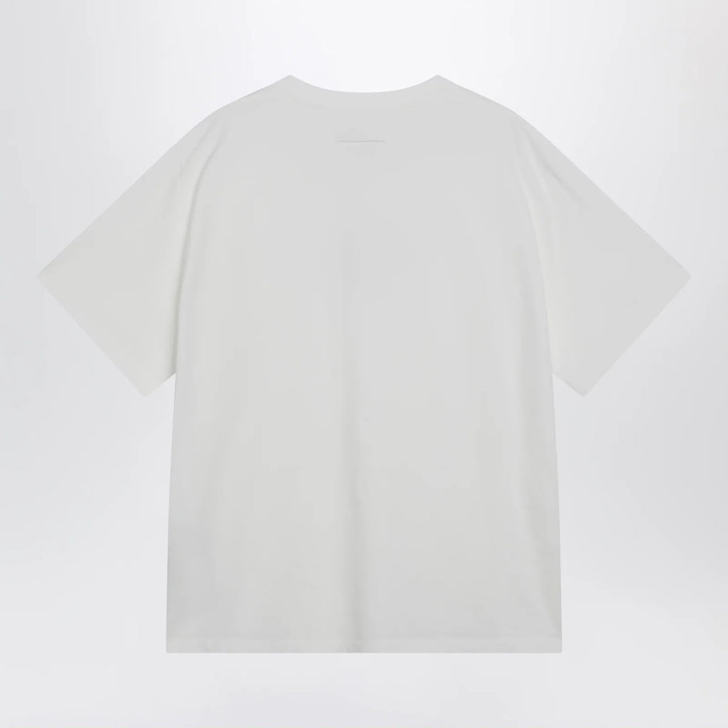 MM6 Maison Margiela White T-shirt with logo print