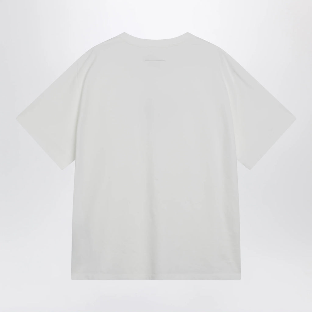 MM6 Maison Margiela White T-shirt with logo print