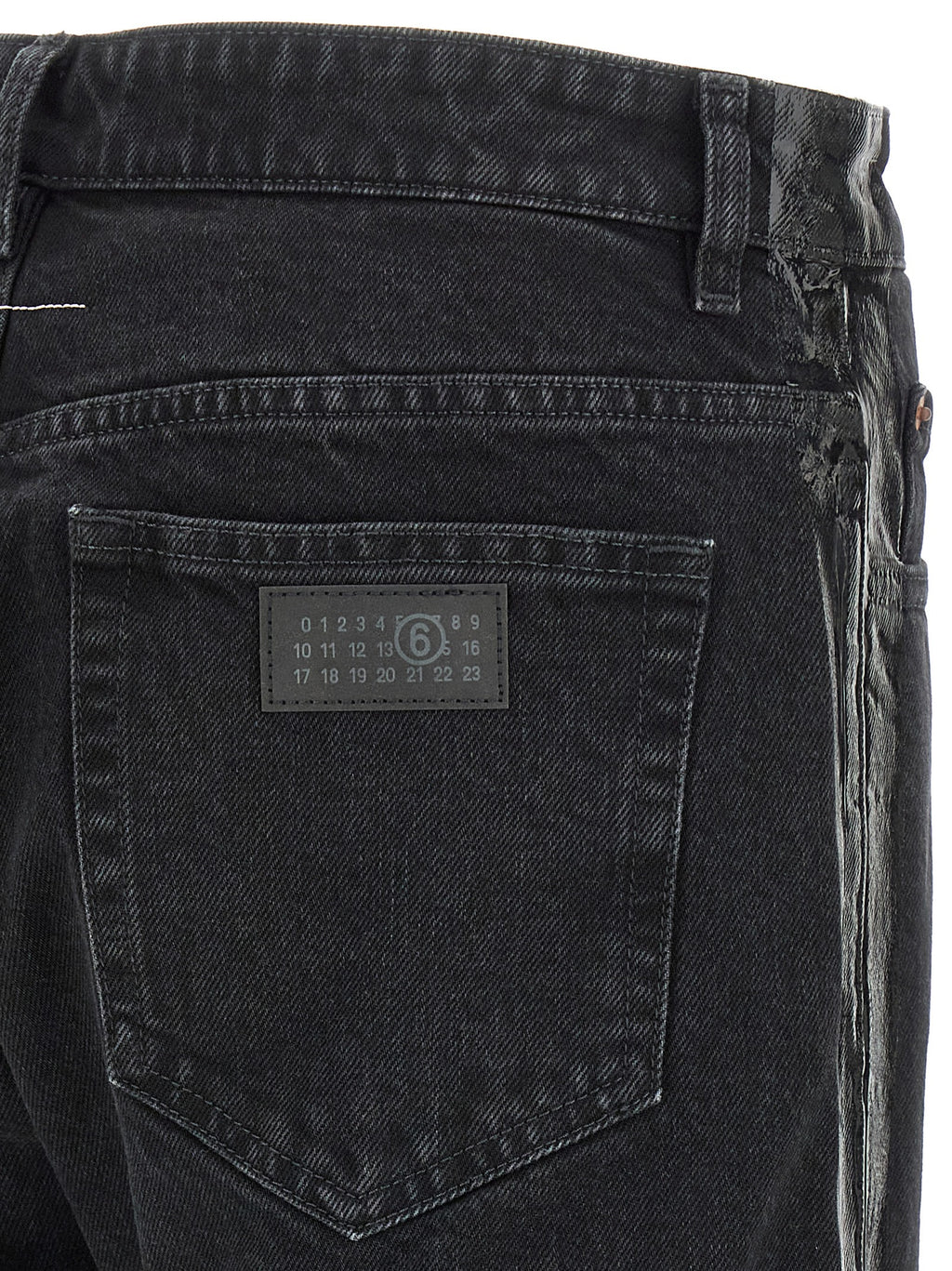 Mm6 Maison Margiela Taped Jeans