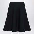 The Frankie Shop Luglio midi knit skirt in blue viscose blend