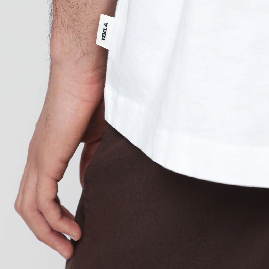 Tekla White short-sleeve T-shirt
