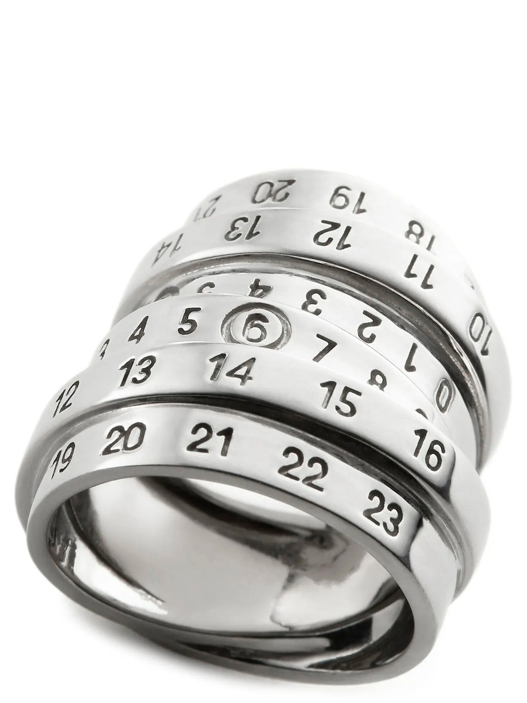 Mm6 Maison Margiela Logo Ring