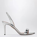 Aquazzura So Nude 85 Silver Sandals