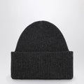 Destin Anthracite grey cashmere blend beanie