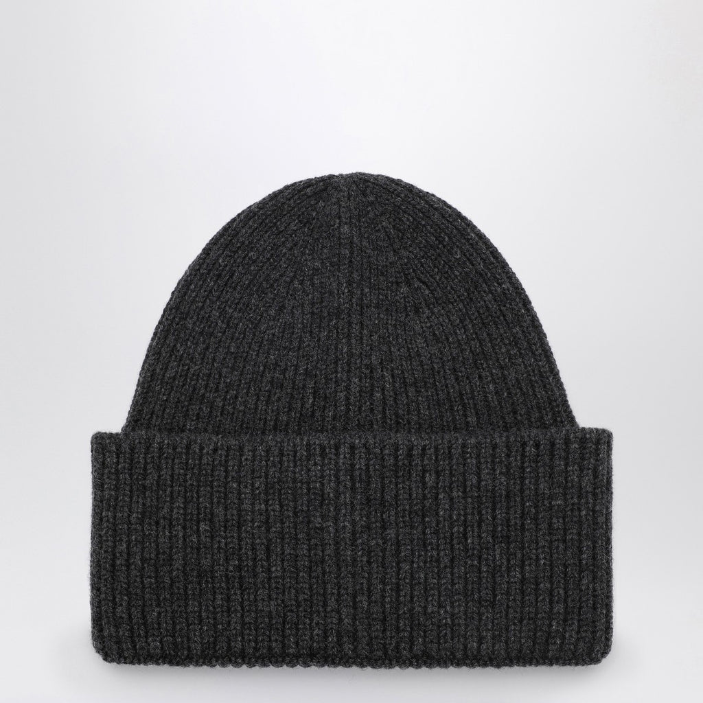 Destin Anthracite wool and cashmere beanie