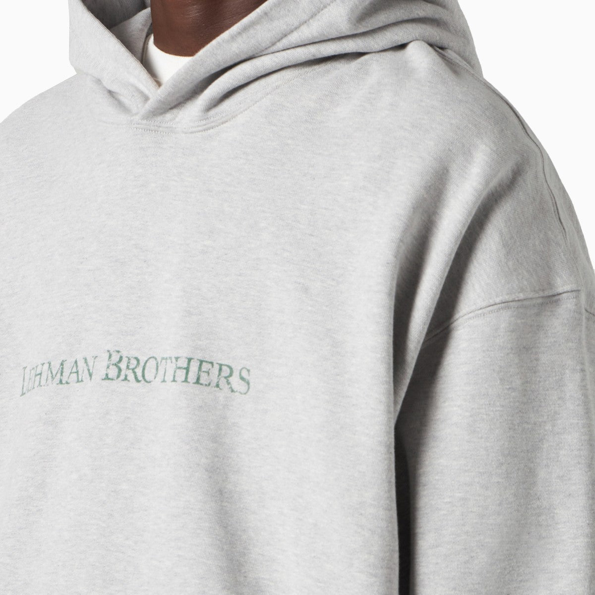 1989 STUDIO Lehman Brothers hoodie Oatmeal grey