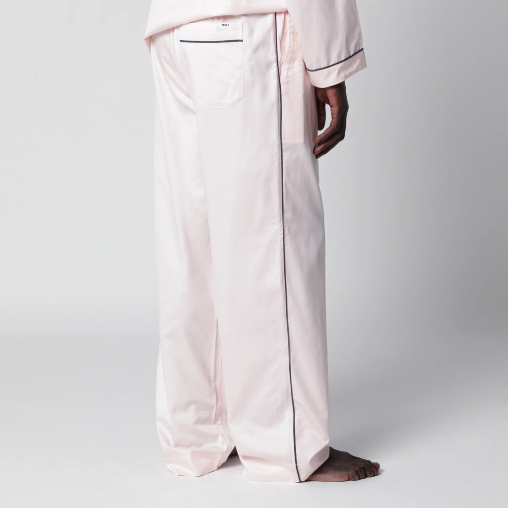 Tekla Light pink pajama trousers