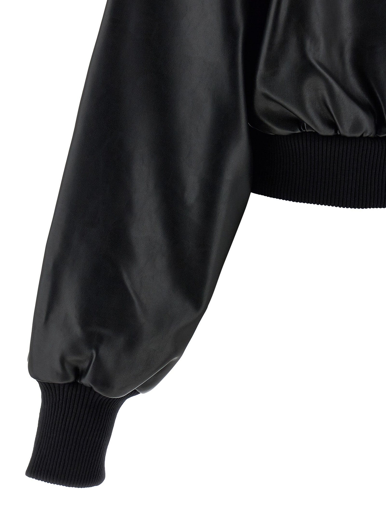 Norma Kamali High Neck Bomber Jacket