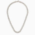 Emanuele Bicocchi 925 silver chain necklace with crystals