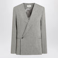 LouLou De Saison Suna tailored jacket with an asymmetric opening and lapel