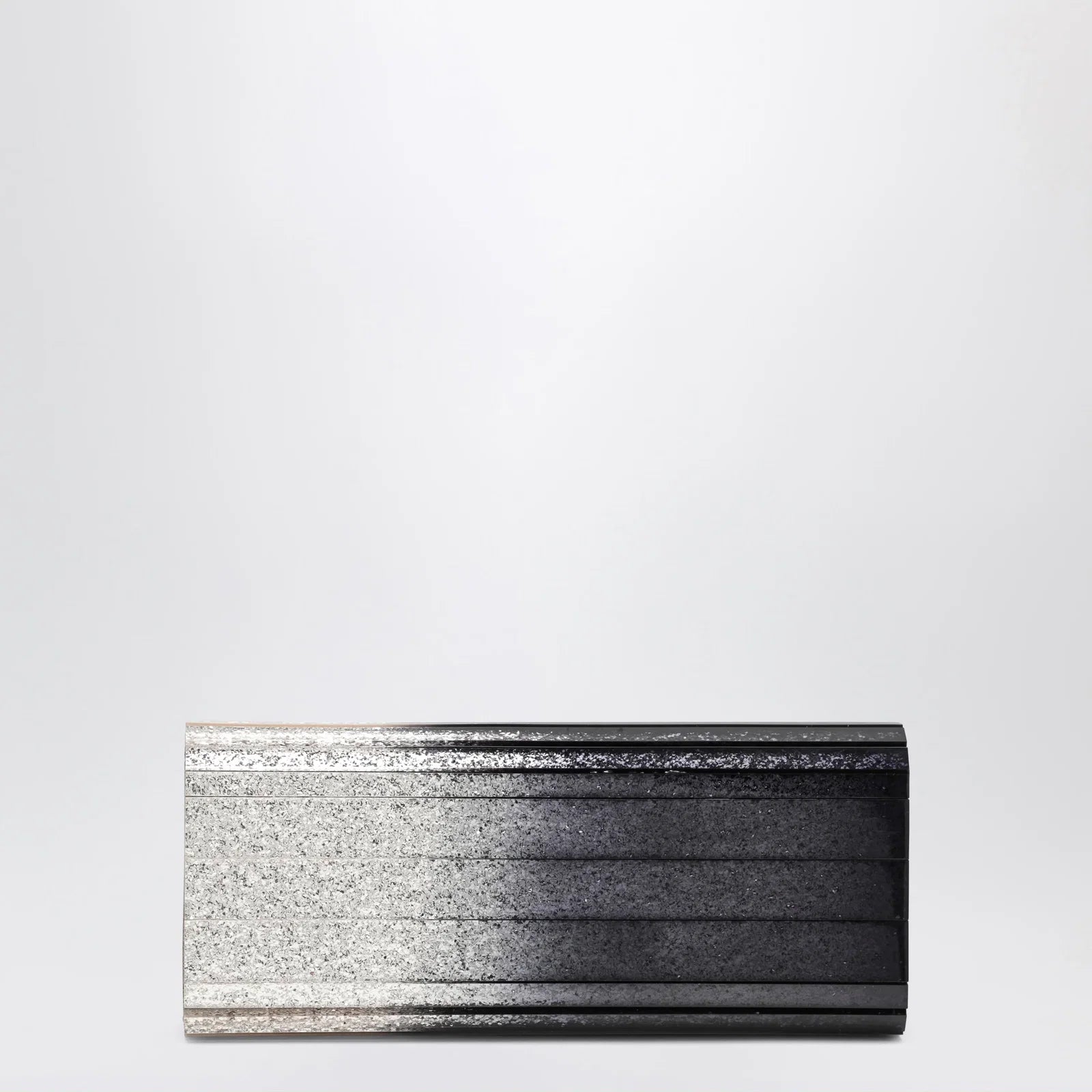 Jimmy Choo Black/Champagne Sweetie Dégradé Glitter Fabric Clutch