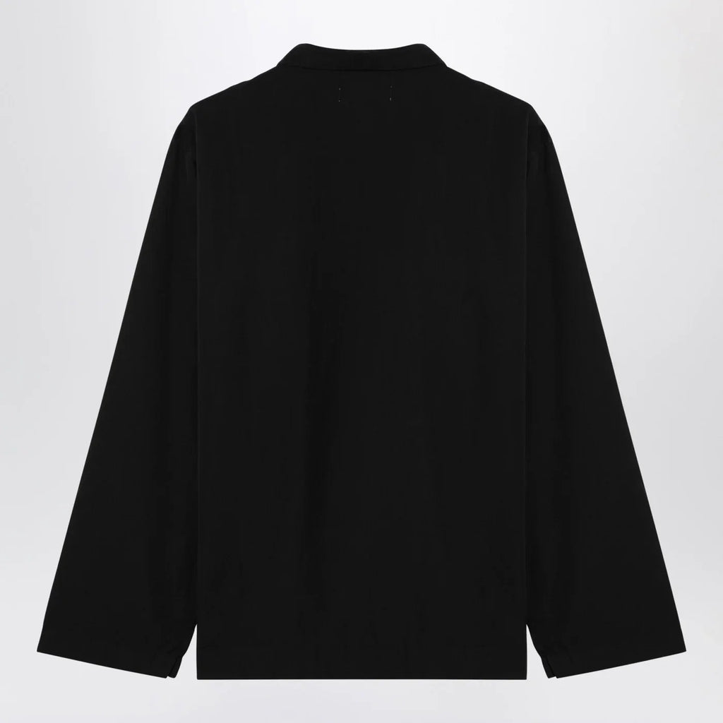 Tekla Black pyjama shirt